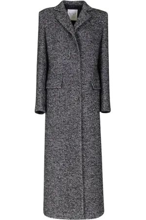 MVP Wardrobe Frakke, Dame, Grå, XS, Ternet Enkeltknapfrakke