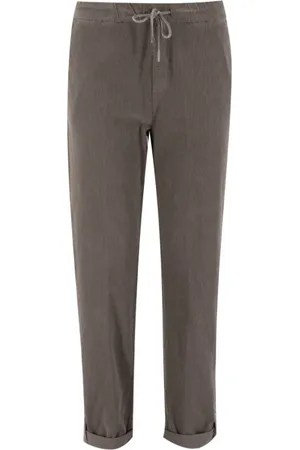 PANICALE Bukser, Dame, Brun, M, Bomuld, Casual Drawstring Bukser