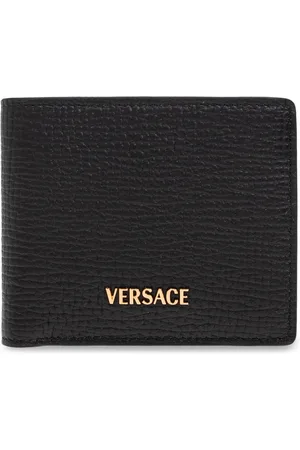 VERSACE Tilbehør, Herre, Sort, ONE SIZE, Læder, Læderpung
