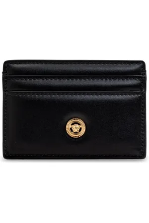 VERSACE Tilbehør, Herre, Sort, ONE SIZE, Læder, Læderkortholder