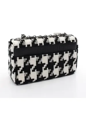 Dior Pre-owned, Dame, Sort, ONE SIZE, Uld, Pre-owned Canvas skuldertasker