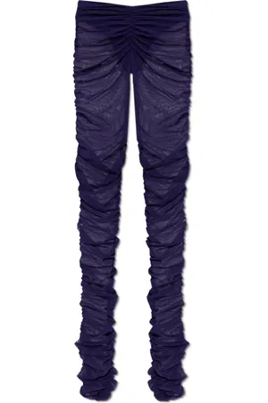 The Attico Bukser, Dame, Lilla, XS, Tyl, Draped bukser