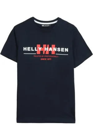 Helly Hansen Top, Herre, Sort, S, Bomuld, Grafisk Bomuld T-shirt til Daglig Brug