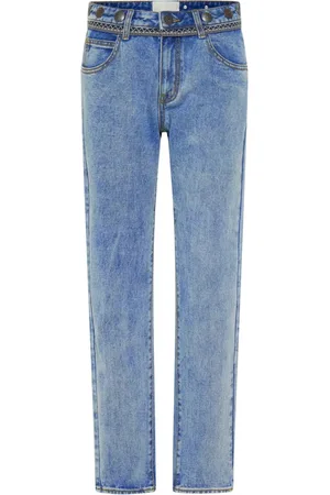 ONE TEASPOON Jeans, Dame, Blå, W29, Bomuld, Mid Rise Truckers Jeans