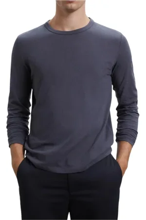 ECOALF Top, Herre, Blå, S, Bomuld, Langærmet T-shirt Nabil
