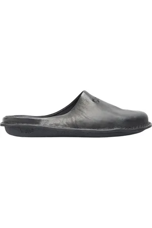 Comme des Garçons Sko, Herre, Sort, 42 EU, Læder, Broderede Læder Slip-On Sko