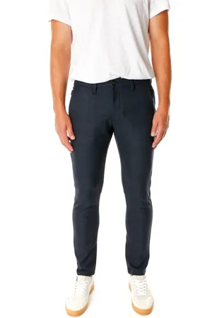 Gabba Bukser, Herre, Sort, W34 L30, Uld, Klassiske ternede chino-bukser