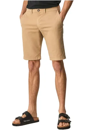 Pepe Jeans Shorts, Herre, , W38, Uld, Sommer Bermuda Shorts med kinesisk stil
