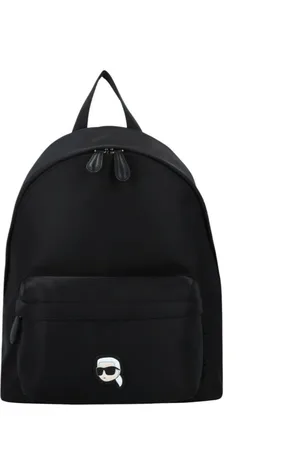 Karl Lagerfeld Taske, Dame, Sort, ONE SIZE, Nylon, Ikonik Nylon Rygsæk