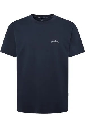 Pepe Jeans Top, Herre, Blå, XL, Bomuld, Somerton T-shirt