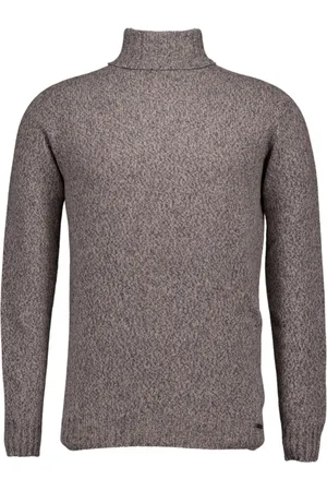 Gentiluomo Strik, Herre, Grå, 2XL, Roll Neck Sweater Grå