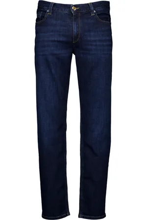 Alberto Jeans, Herre, Blå, W30 L32, Uld, Blå Jeans Stilfuldt Model