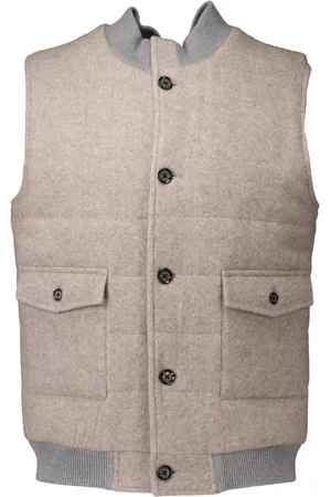 Gentiluomo Jakke, Herre, Brun, M, Bodywarmers i sandfarve