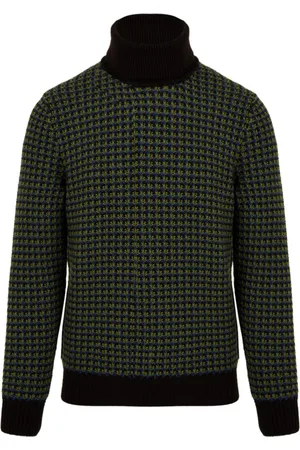 DRUMOHR Strik, Herre, Grøn, XL, Grøn Herre Sweater Model D5M104Pc