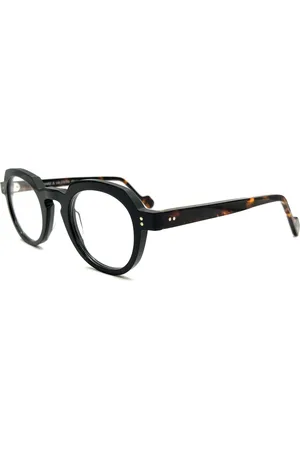 Anne & Valentin Tilbehør, unisex, Sort, 47 MM, Uld, Stilfulde Briller til Moderne Individer