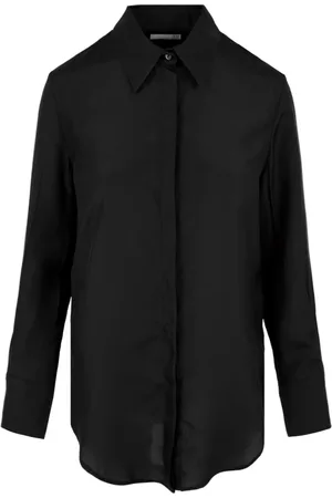 Douuod Woman Bluser & Skjorter, Dame, Sort, S, Uld, Sort Brioche Skjorte
