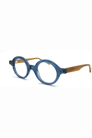 Anne & Valentin Tilbehør, unisex, Blå, 39 MM, Uld, Stilfuldt Briller til Moderne Look