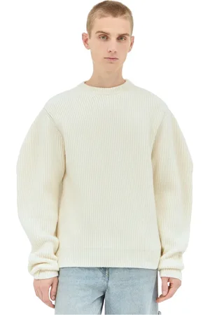 Jil Sander Strik, Herre, , M, Uld, Uld Crewneck Sweater
