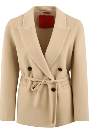 Beatrice B Jakke, Dame, Brun, S, Doublewo Jakker til Kvinder i Beige