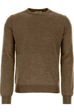 Jil Sander Strik, Herre, Brun, XL, Uld, Uld Pullover Sweater