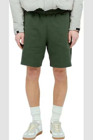 DIME Shorts, Herre, Grøn, M, Bomuld, Franske Terry Shorts Bomuld Elastisk Talje