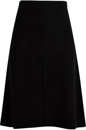 Douuod Woman Nederdel, Dame, Sort, M, Sort A-linje Nederdel med Slids