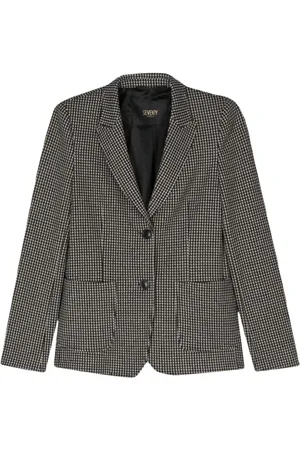 SEVENTY BY SERGIO TEGON Jakke, Dame, Flerfarvet, L, Uld, Stilfulde Jakker til Mænd og Kvinder