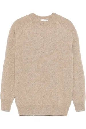 LARDINI Strik, Herre, , L, Cashmere, Cashmere Strik Crew Neck Sweater