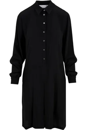Douuod Woman Kjole, Dame, Sort, M, Uld, Elegant Kjole Model Ottante D11 01