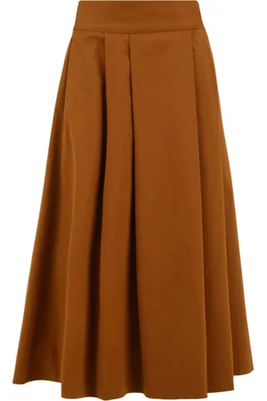 Aspesi Nederdel, Dame, Brun, XS, Karamel Nederdel Model 2204 G881
