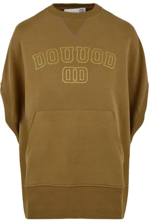 Douuod Woman Sweathshirts & Hoodies, Dame, Brun, S, Brun Sweater Model Dd04 Brionia