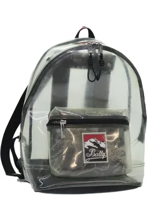 Bally Pre-owned, Dame, Sort, ONE SIZE, Pre-owned Vinyl rygsaekke