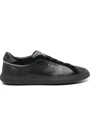 Givenchy Sko, Herre, Sort, 40 1/2 EU, Læder, Sorte Sneakers med 4G-logo