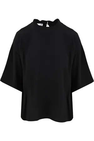 Douuod Woman Bluser & Skjorter, Dame, Sort, S, Uld, Stilfulde T-shirts og Polos til kvinder