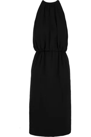 Aspesi Kjole, Dame, Sort, XS, Polyester, Elegant Sort Kjole Model 2906