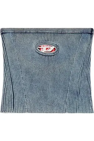 Diesel Top, Dame, Blå, M, Bomuld, Elegant Blå Striktrøje