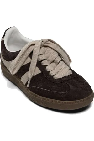 Sofie Schnoor Sko, Dame, Brun, 41 EU, Læder, Retro Stil Brun Sneakers Støvler