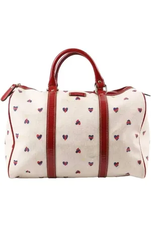 Gucci Pre-owned, Dame, Hvid, ONE SIZE, Tyl, Pre-owned Stof gucci-tasker