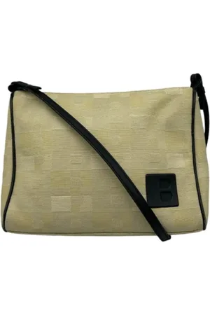 Bally Pre-owned, Dame, , ONE SIZE, Uld, Pre-owned Stof skuldertasker
