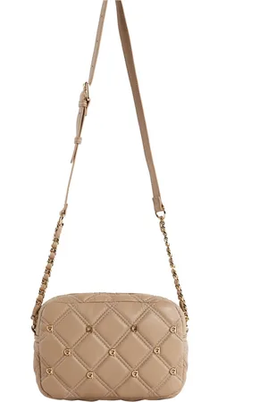 Gaudi Taske, Dame, , ONE SIZE, Uld, Clelia Skuldertaske i Sand