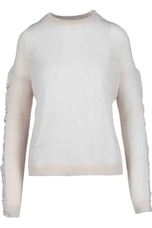Pinko Strik, Dame, Lyserød, M, Uld, Blød Alpaka Uldblanding Sweater