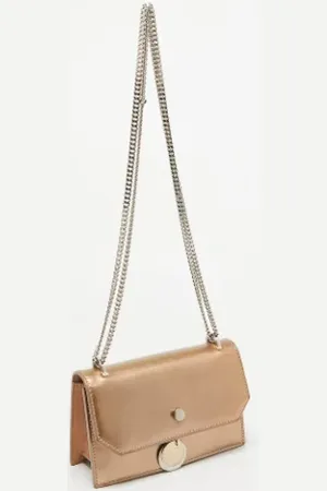 Jimmy Choo Pre-owned, Dame, Lyserød, ONE SIZE, Uld, Pre-owned Ruskind skuldertasker