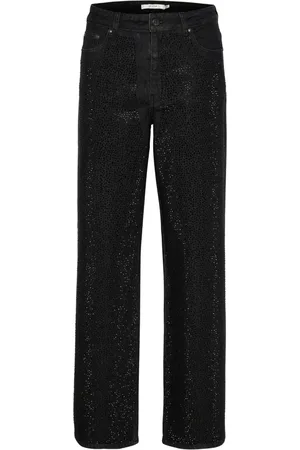 Gestuz Jeans, Dame, Sort, W28, Bomuld, Vide Ben Jeans Mørk Sort Vask