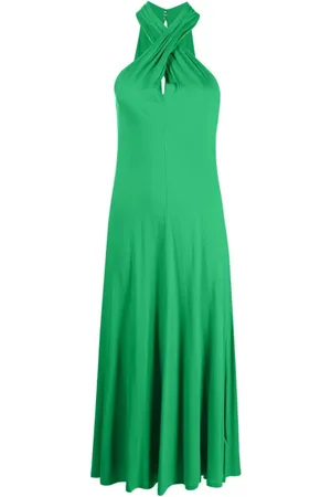 Ralph Lauren Kjole, Dame, Grøn, M, Uld, Grøn Mini Kjole Bianca Cocktail