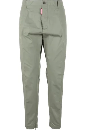 Dsquared2 Bukser, Herre, Grøn, XL, Bomuld, Bomuldscasualbukser