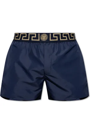 VERSACE Badetøj, Herre, Blå, L, Uld, Badeshorts
