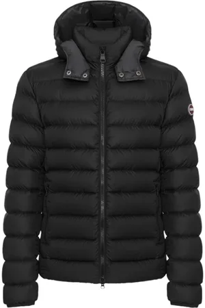 Colmar Jakke, Herre, Sort, 5XL, Nylon, Sporty Dunjakke med Aftagelig Hætte