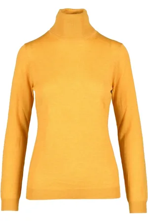 BALLANTYNE Strik, Dame, Gul, XS, Uld, Maglia