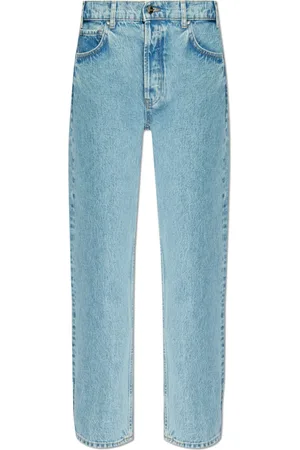 ANINE BING Jeans, Dame, Blå, W31, Bomuld, Jeans med logo