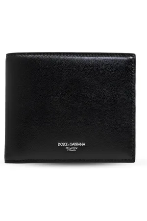 Dolce & Gabbana Tilbehør, Herre, Sort, ONE SIZE, Læder, Læderpung